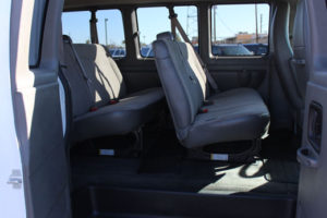 Chevy Express Van View of side entrance