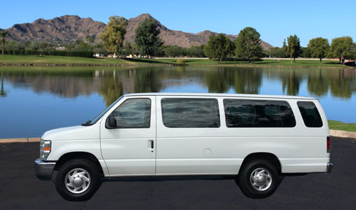 Large Passenger Van for rent in Phoenix Arizona
